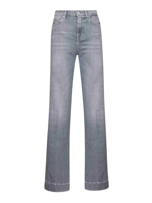 SEVEN: Bootcut - Bootcut Jeans - Grau