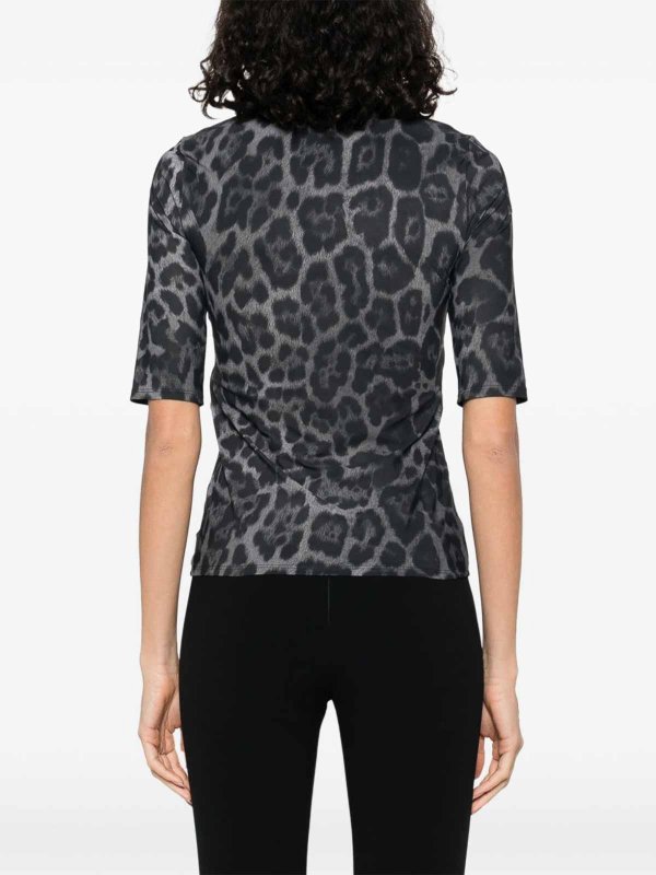 T -shirt with leopard print shop online: STELLA McCARTNEY