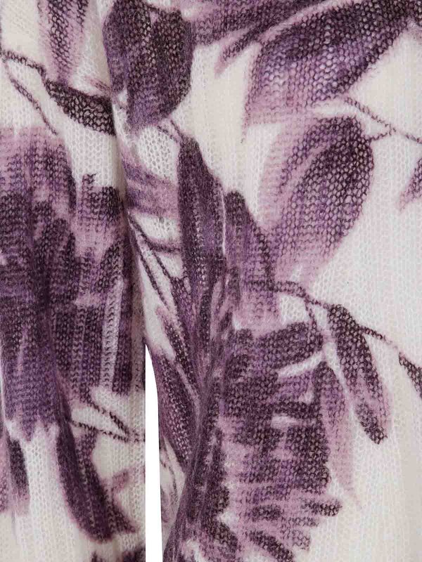 TWINSET: Escotes barcos online - Suéter Con Escote Barco - Púrpura