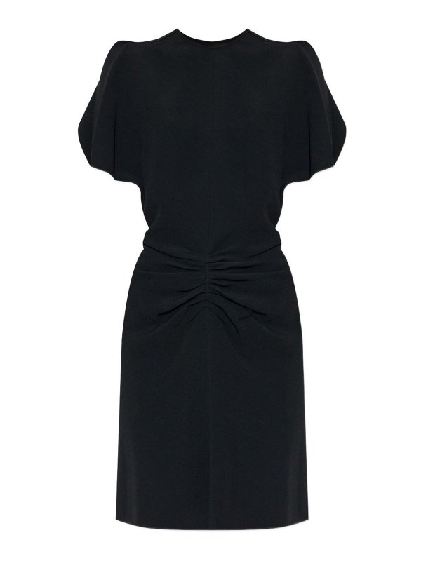 VICTORIA BECKHAM: knee length dresses - Dress with ruches