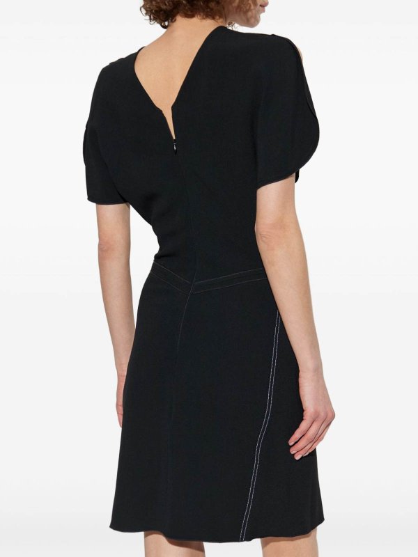 Dress with ruches shop online: VICTORIA BECKHAM