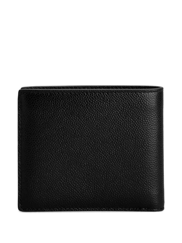 Leather wallet with logo plaque shop online: TOD