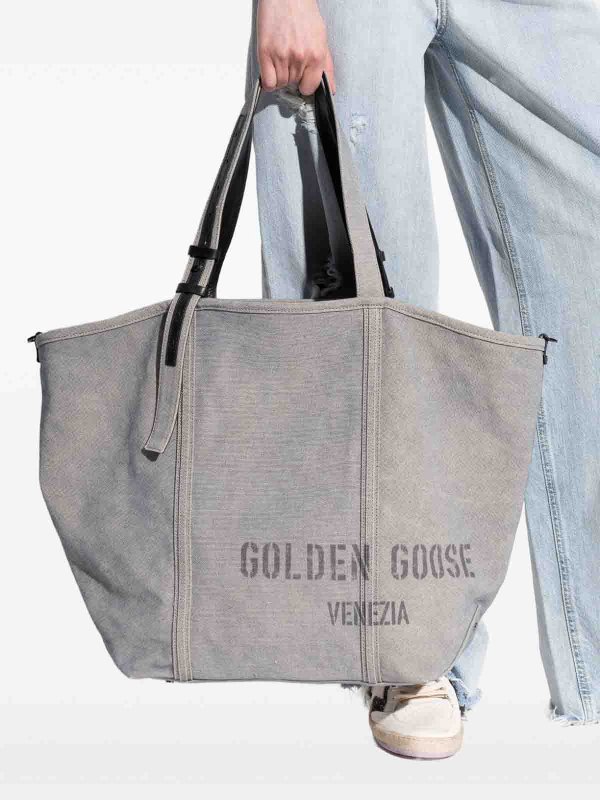 GOLDEN GOOSE: Handtaschen online - Shopper - Blau
