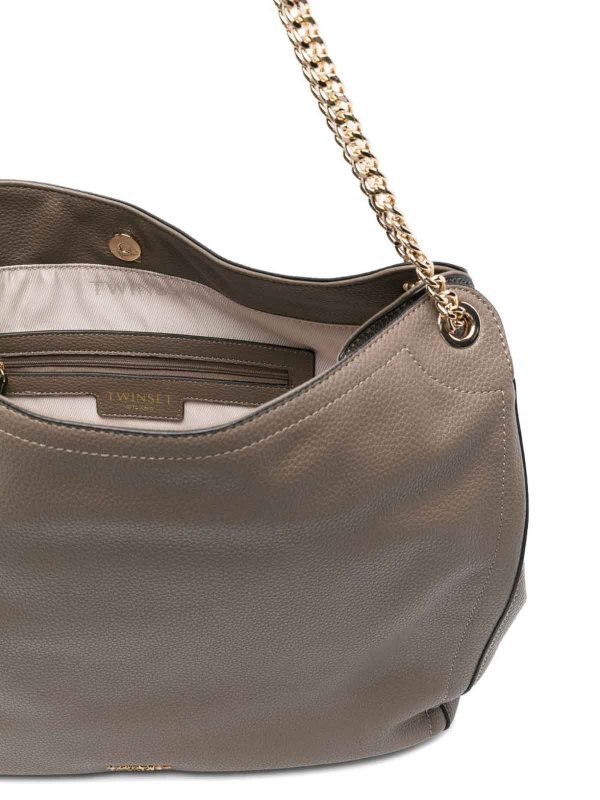 TWINSET: Bolsos Shopping online - Bolso Shopping - Marrón