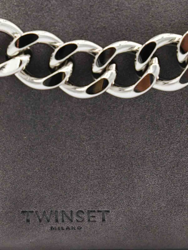 TWINSET: Schultertaschen online - Schultertasche - Grau