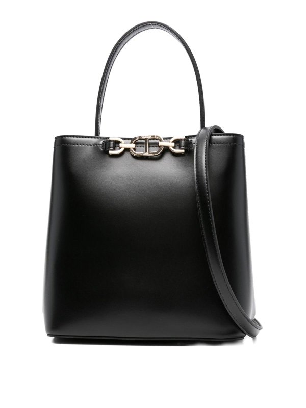 TWINSET: Bucket bags - Bucket bag with chain