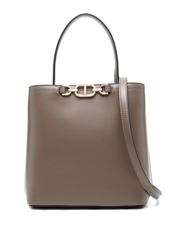 TWINSET: Bucket-bags - Bucket-Bag - Grau