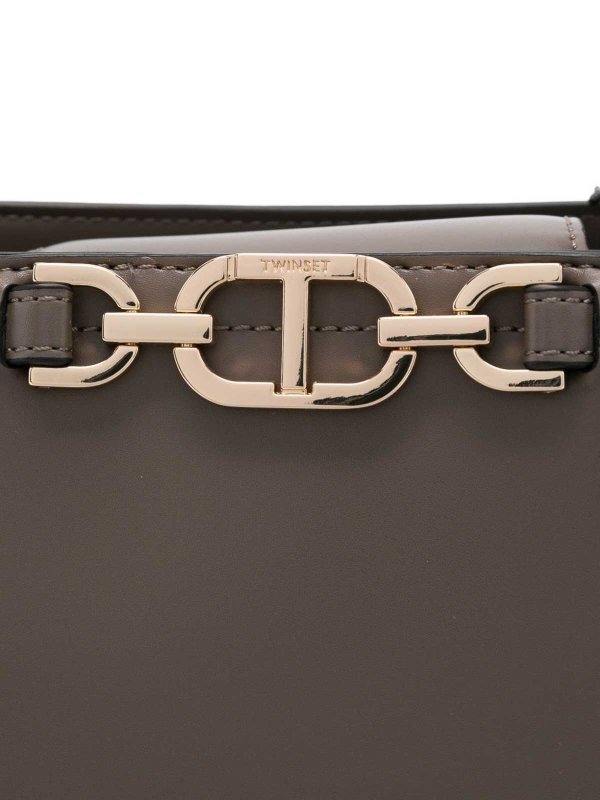 The Best Shops TWINSET: Bucket-bags - Bucket-Bag - Grau