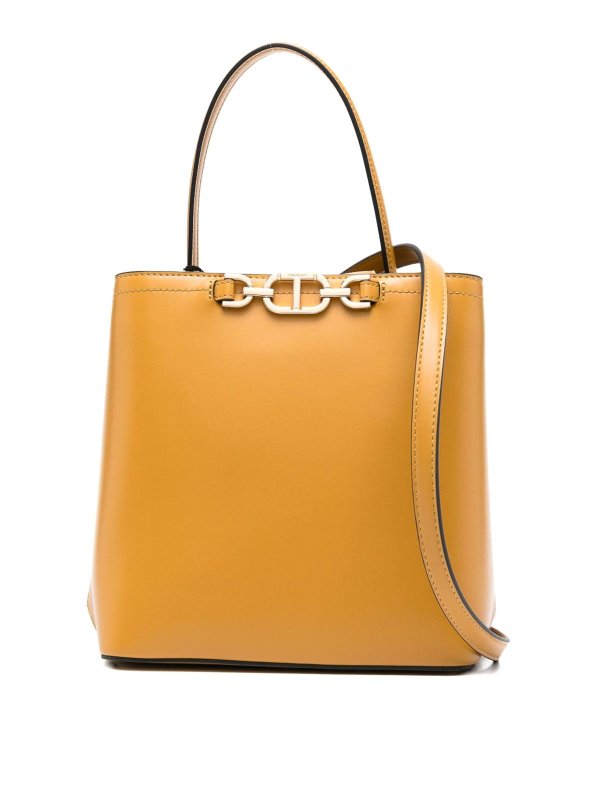 TWINSET: Bucket bags - Bucket bag with chain