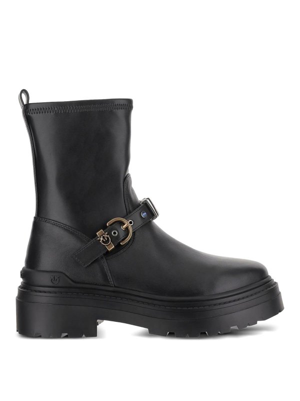 Pinko: ブーティー - アンクルブーツ - 黒