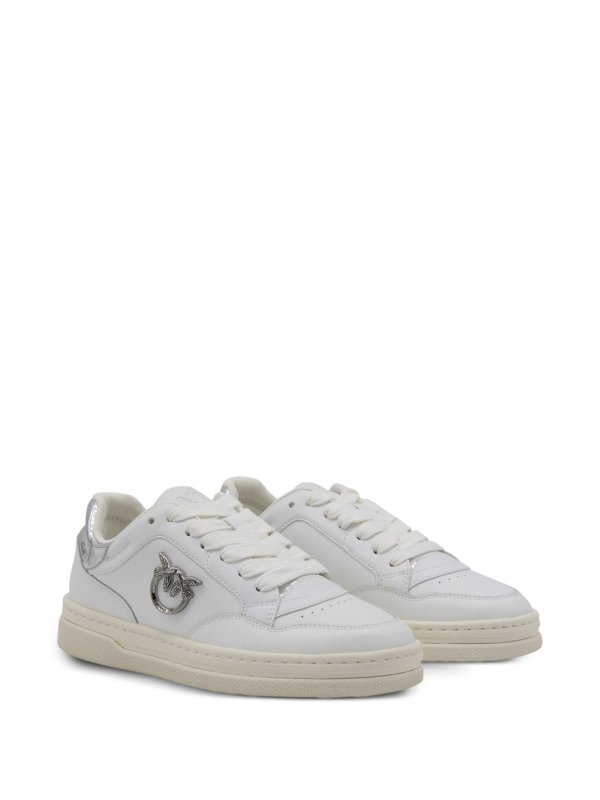 Pinko buy online Leather sneakers with logo
