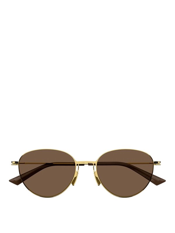 BOTTEGA VENETA: Lunettes de soleil - Lunettes De Soleil - Or