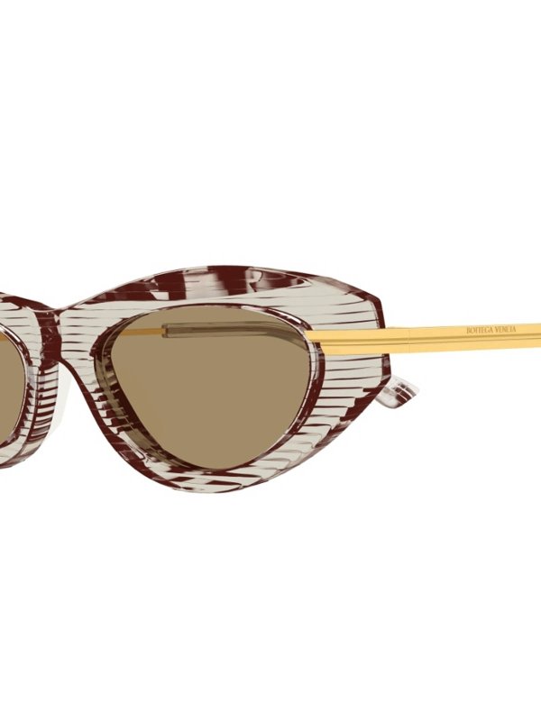 BOTTEGA VENETA: Gafas de sol online - Gafas De Sol - Marrón