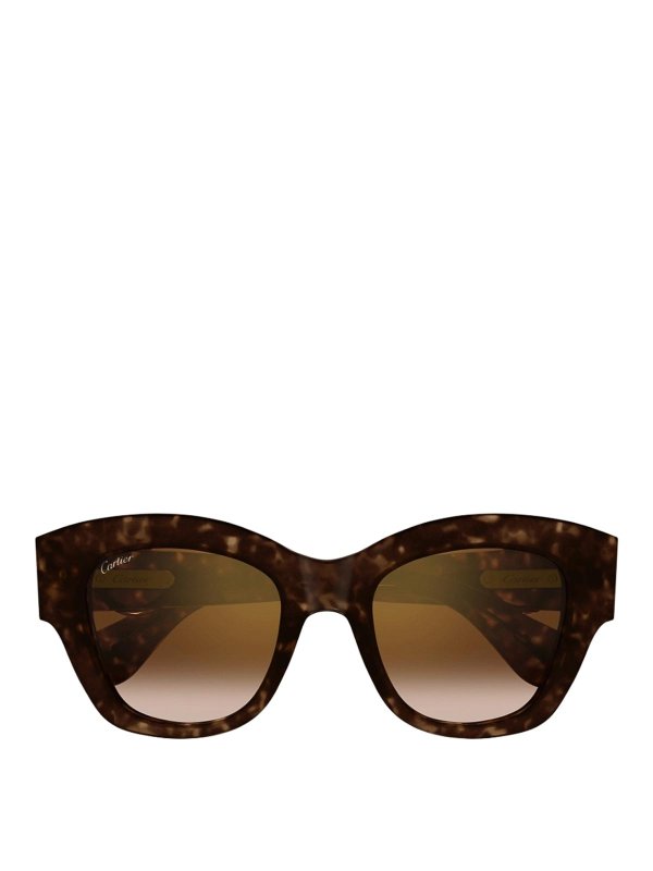 CARTIER: サングラス - サングラス - ブラウン