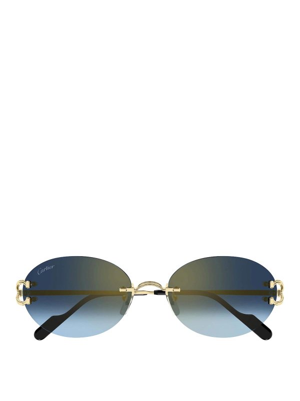CARTIER: Sonnenbrillen - Sonnenbrille - Gold