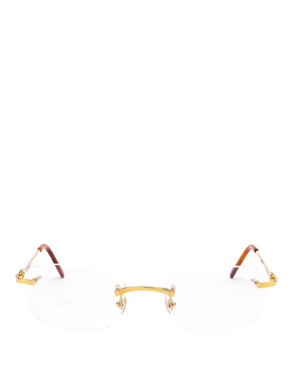 CARTIER: 眼鏡 - 眼鏡 - 金