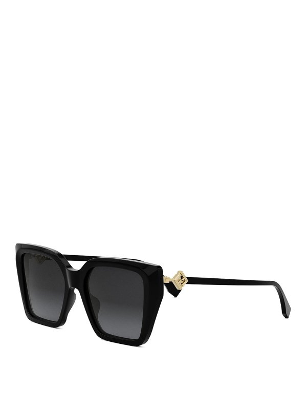FENDI: Gafas de sol online - Gafas De Sol - Negro