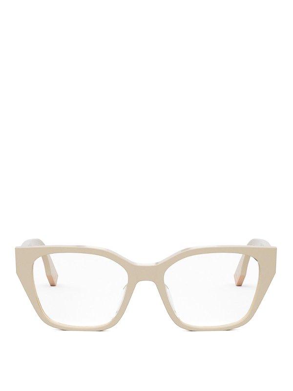 FENDI: Brillen - Brillen - Weiß