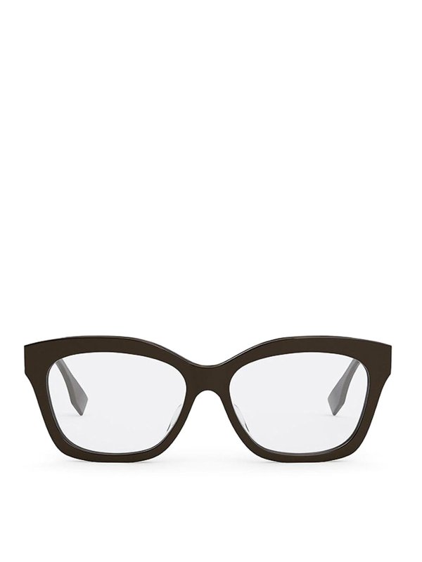 FENDI: gafas - Gafas - Marrón Oscuro