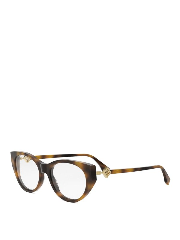 FENDI: gafas online - Gafas - Marrón