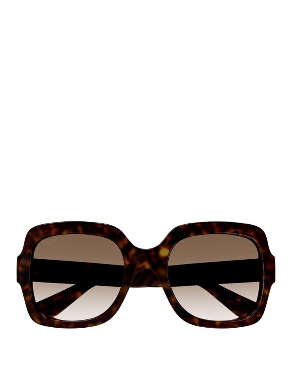 GUCCI: Lunettes de soleil - Lunettes De Soleil - Marron