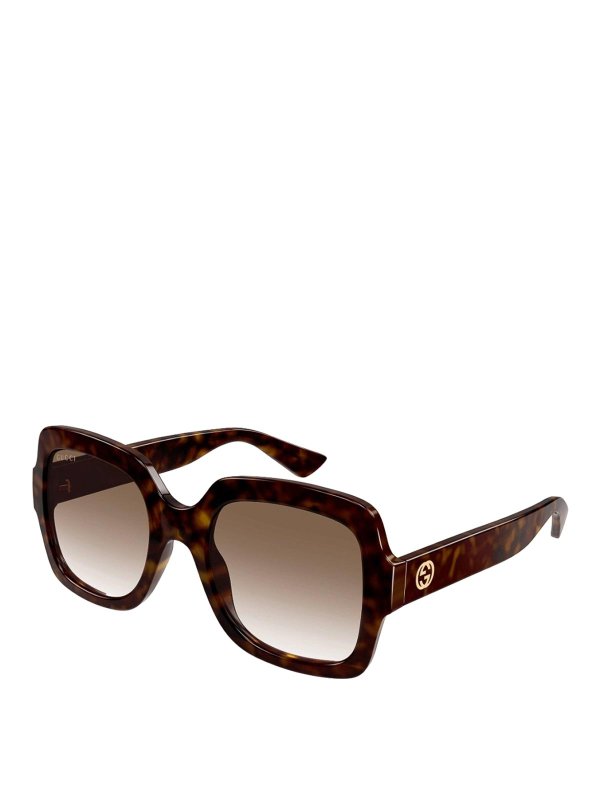 GUCCI: Lunettes de soleil online - Lunettes De Soleil - Marron