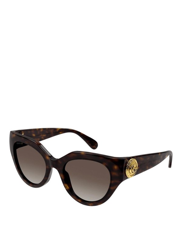 GUCCI: Lunettes de soleil online - Lunettes De Soleil - Marron