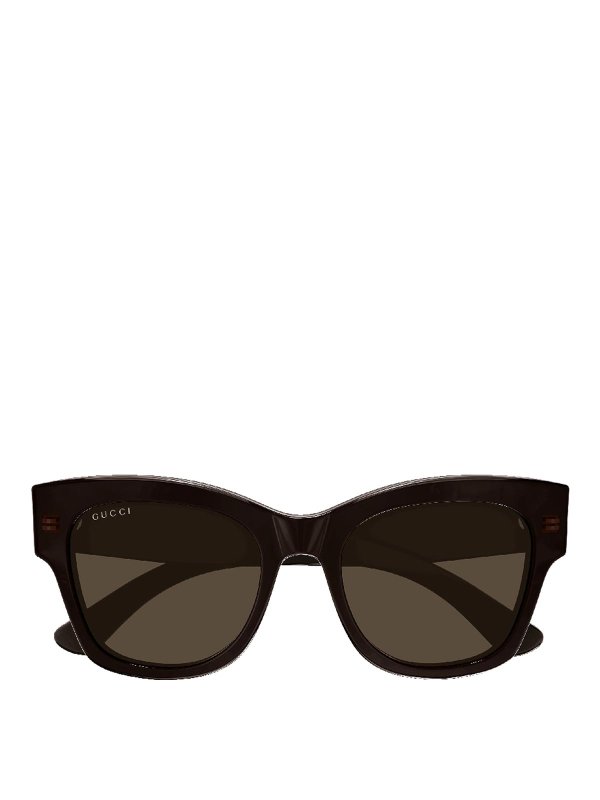 GUCCI: Lunettes de soleil - Lunettes De Soleil - Marron