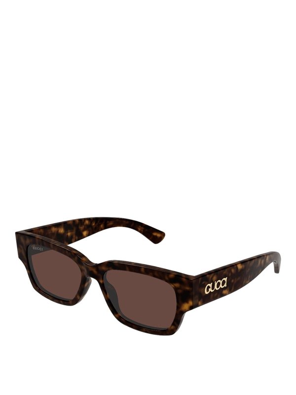 GUCCI: Lunettes de soleil online - Lunettes De Soleil - Marron