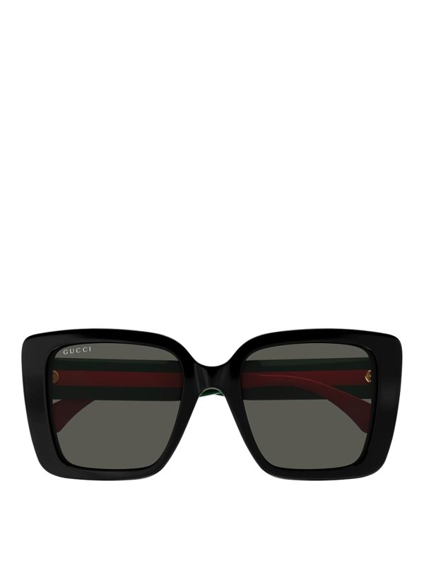 GUCCI: Sonnenbrillen - Sonnenbrille - Schwarz