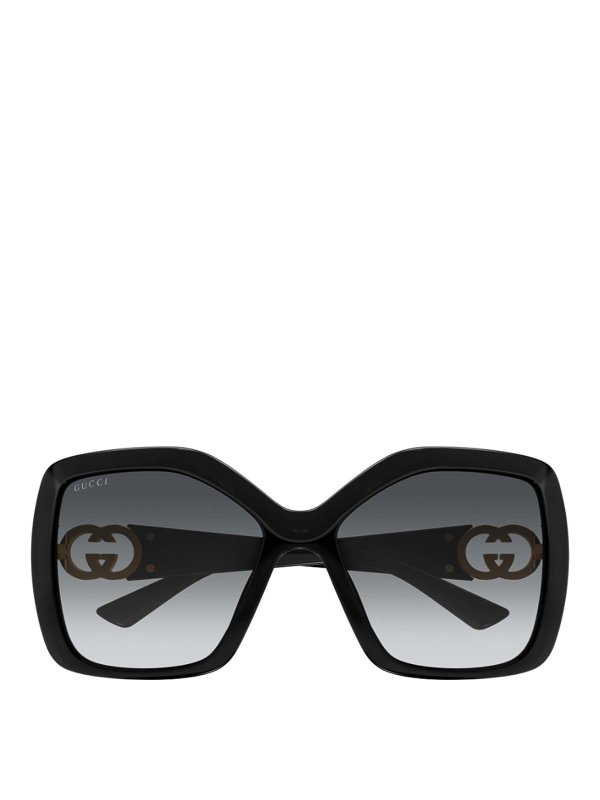 GUCCI: Sonnenbrillen - Sonnenbrille - Schwarz