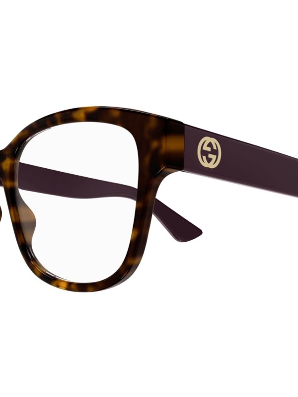 The Best Shops GUCCI: 眼鏡 - 眼鏡 - ダークレッド