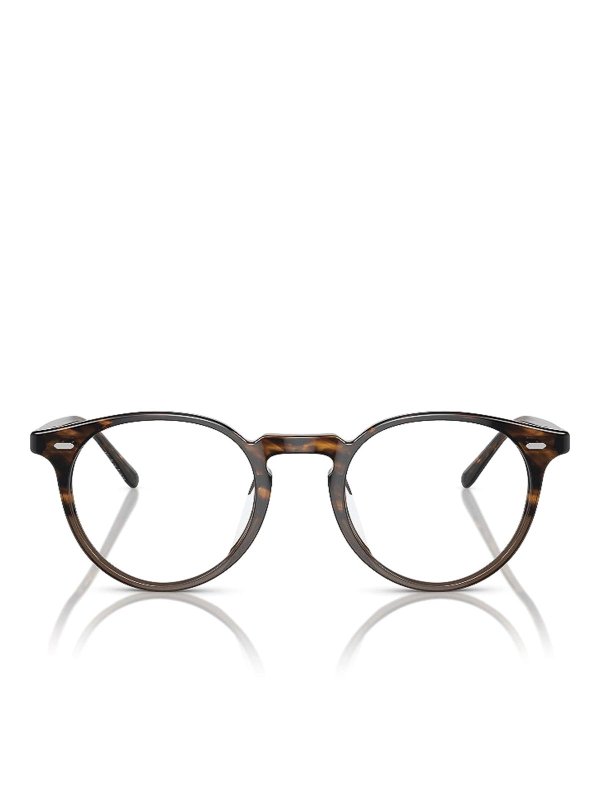 OLIVER PEOPLES: 眼鏡 - 眼鏡 - ブラウン