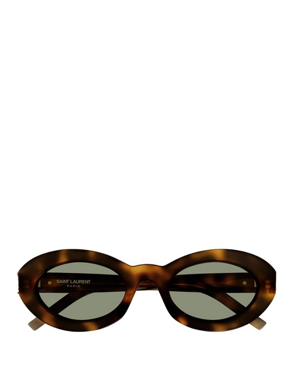 SAINT LAURENT: Lunettes de soleil - Lunettes De Soleil - Marron
