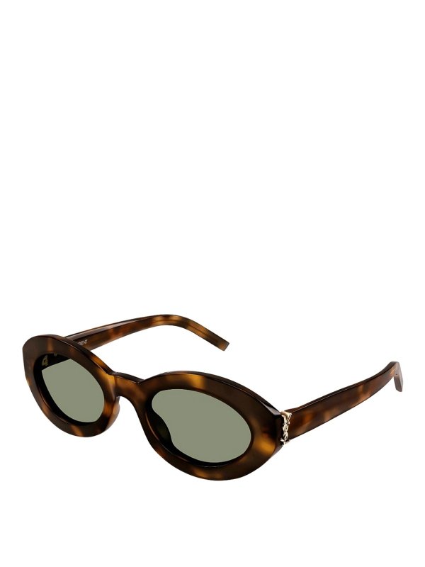 SAINT LAURENT: Lunettes de soleil online - Lunettes De Soleil - Marron