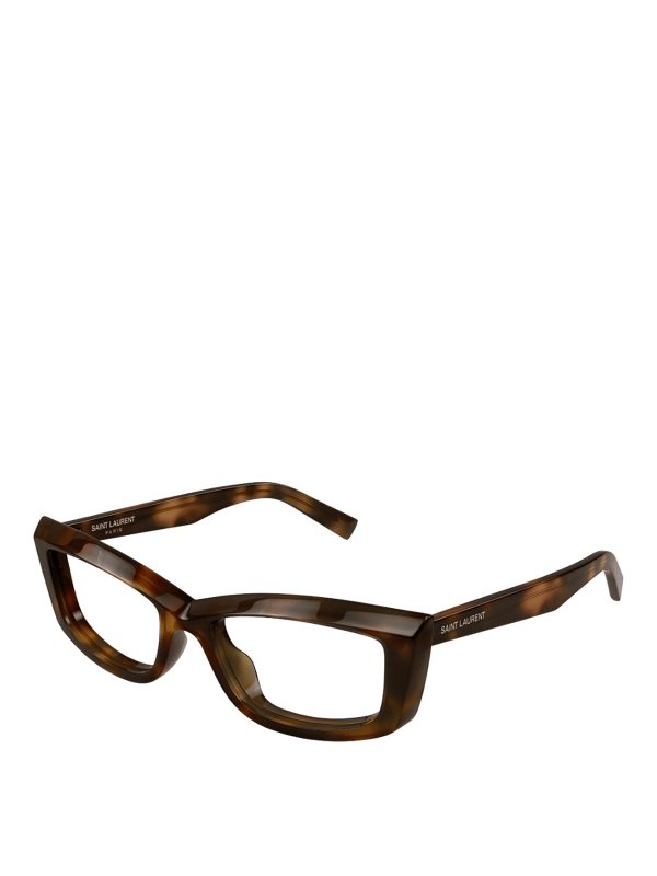 SAINT LAURENT: 眼鏡 online - 眼鏡 - ブラウン