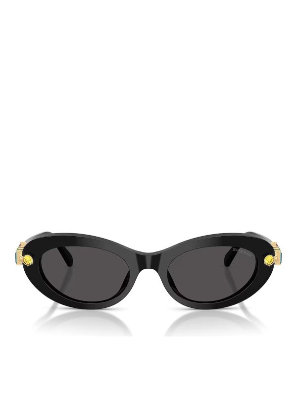 SWAROVSKI: サングラス - サングラス - 黒