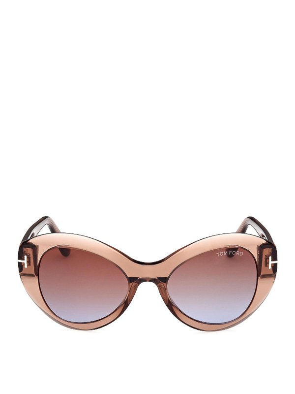 TOM FORD: Sonnenbrillen - Sonnenbrille - Silber