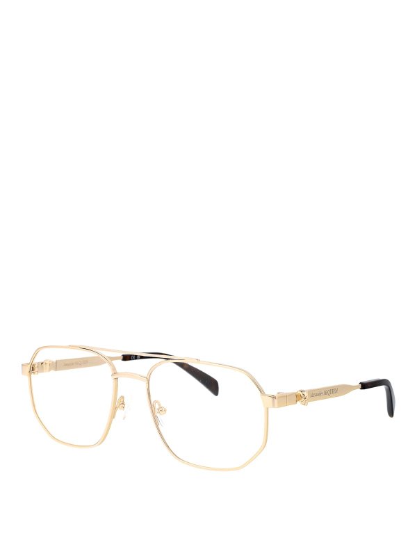ALEXANDER MCQUEEN: Lunettes online - Lunettes - Or