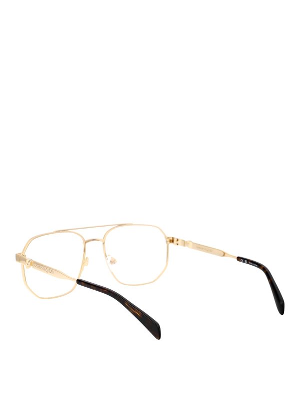 Lunettes - Or shop online: ALEXANDER MCQUEEN