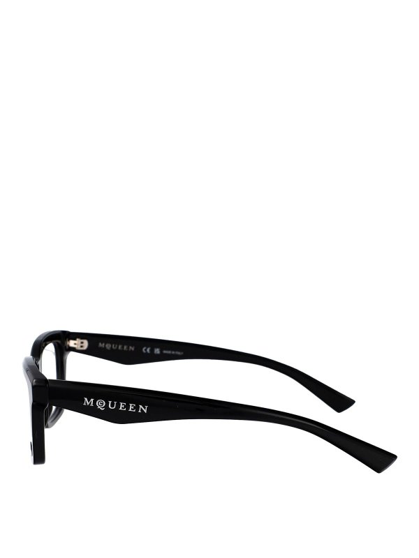 The Best Shops ALEXANDER MCQUEEN: 眼鏡 - 眼鏡 - 黒