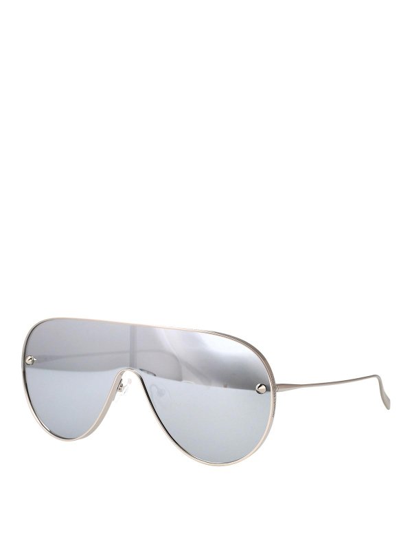 ALEXANDER MCQUEEN: サングラス online - サングラス - 銀