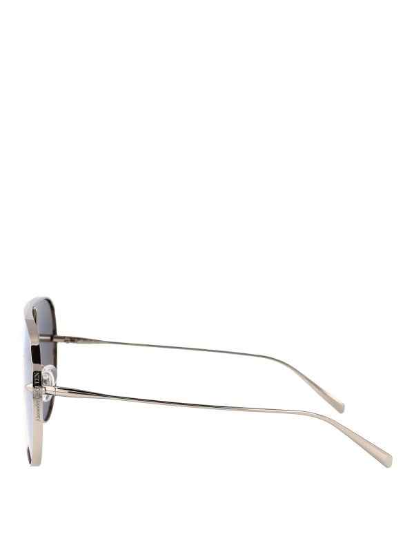 The Best Shops ALEXANDER MCQUEEN: サングラス - サングラス - 銀