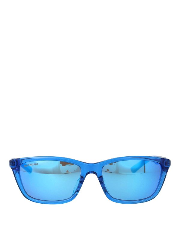 BALENCIAGA: Lunettes de soleil - Lunettes De Soleil - Bleu