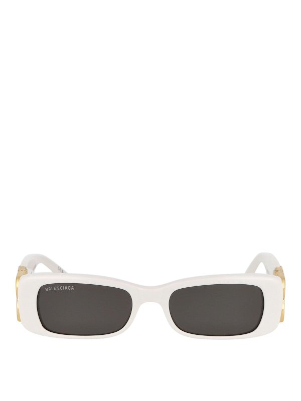 BALENCIAGA: Lunettes de soleil - Lunettes De Soleil - Blanc