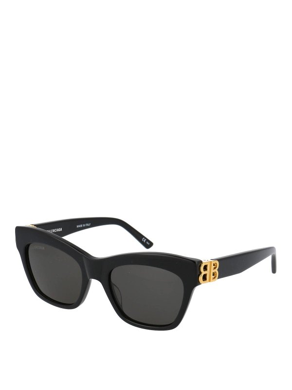 BALENCIAGA: Lunettes de soleil online - Lunettes De Soleil - Noir