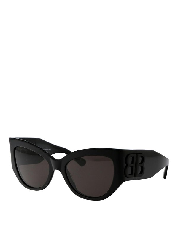 BALENCIAGA: Lunettes de soleil online - Lunettes De Soleil - Noir