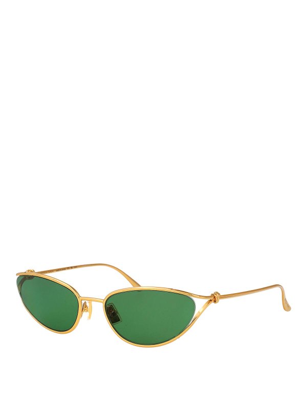 BOTTEGA VENETA: サングラス online - サングラス - 金