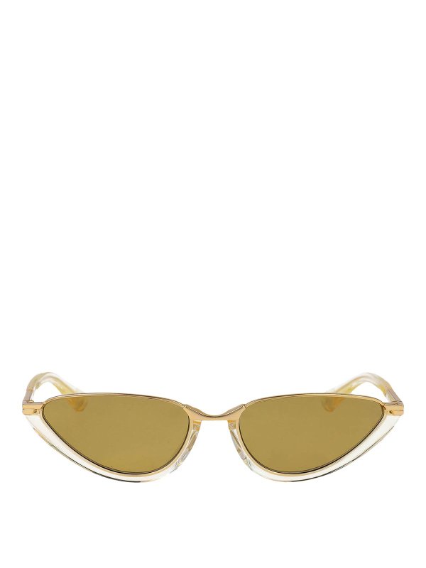 BOTTEGA VENETA: Gafas de sol - Gafas De Sol - Amarillo