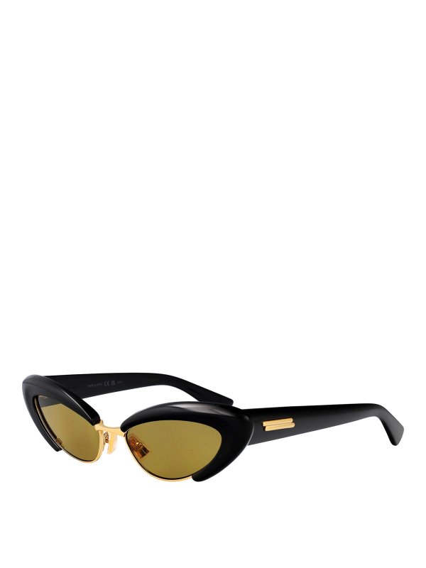 BOTTEGA VENETA: Lunettes de soleil online - Lunettes De Soleil - Noir